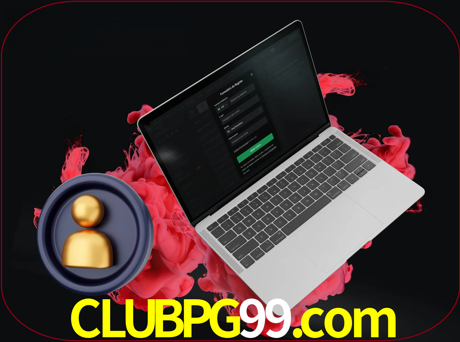 No cabeçalho do site clubpg99, clique no botão que o levará a um formulário especial onde terá de introduzir as suas informações actuais.