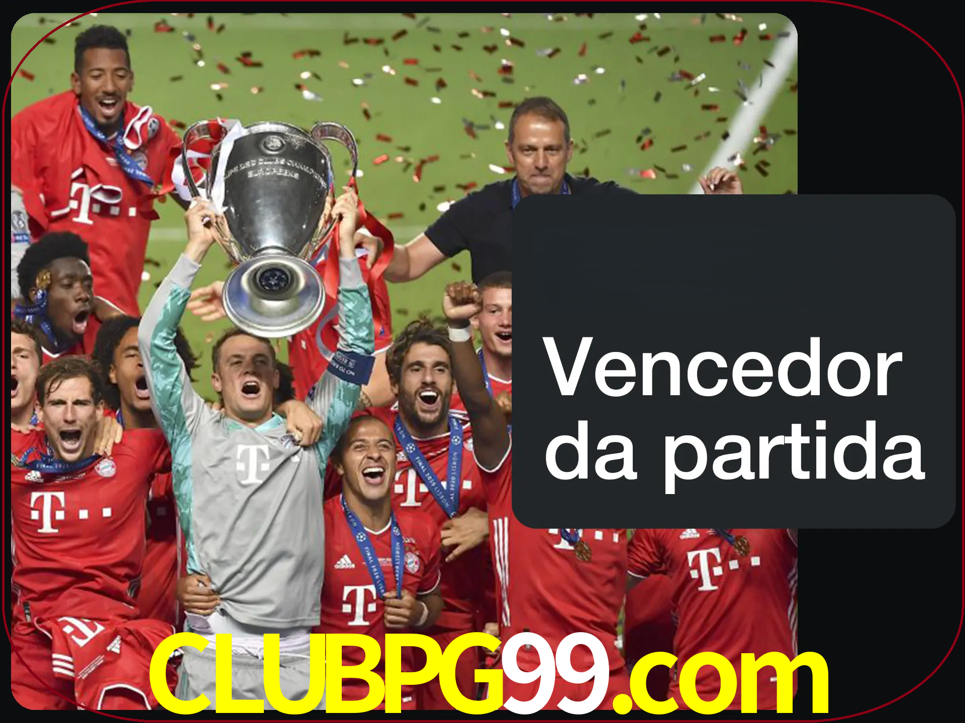 Aposte no vencedor e ganhe uma grande quantia de dinheiro.