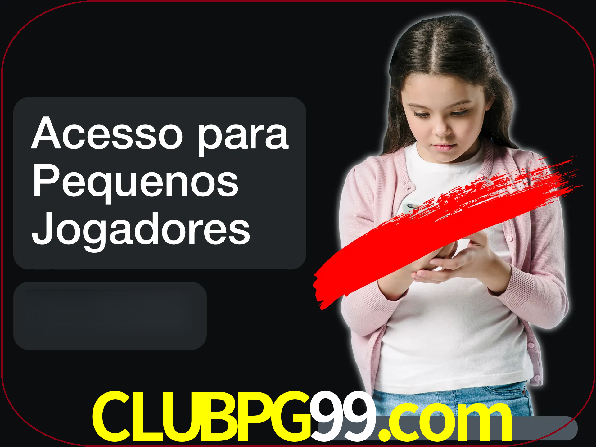 As crianças não podem jogar jogos de cassino.