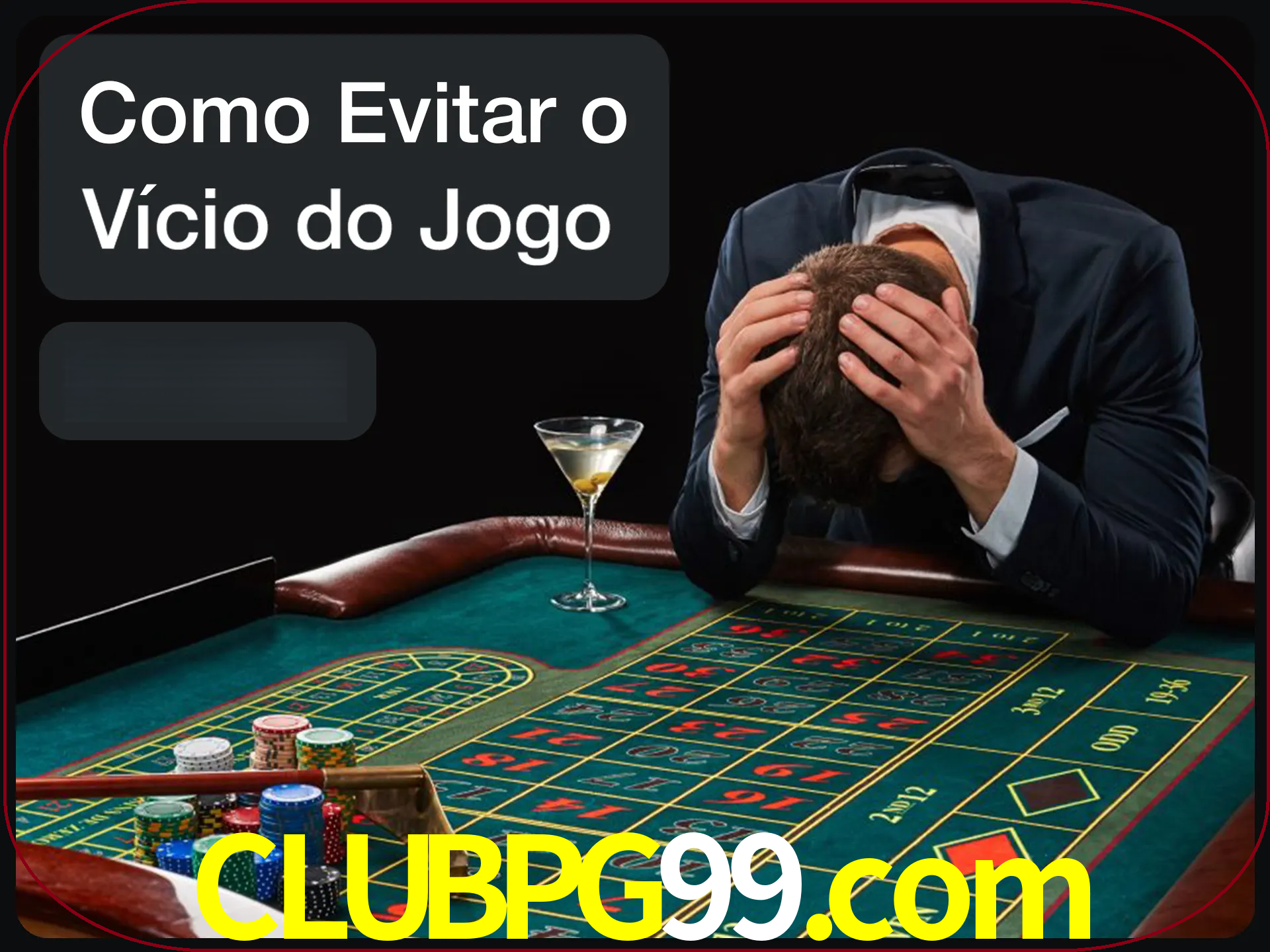 Você é responsável por cada uma de suas apostas.